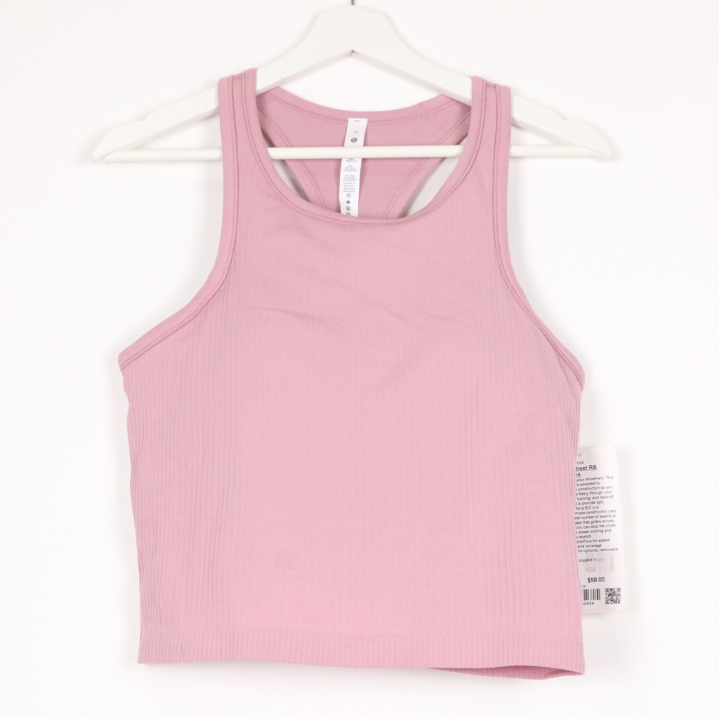 Lululemon Ebb To Street Ribbed Crop Tank